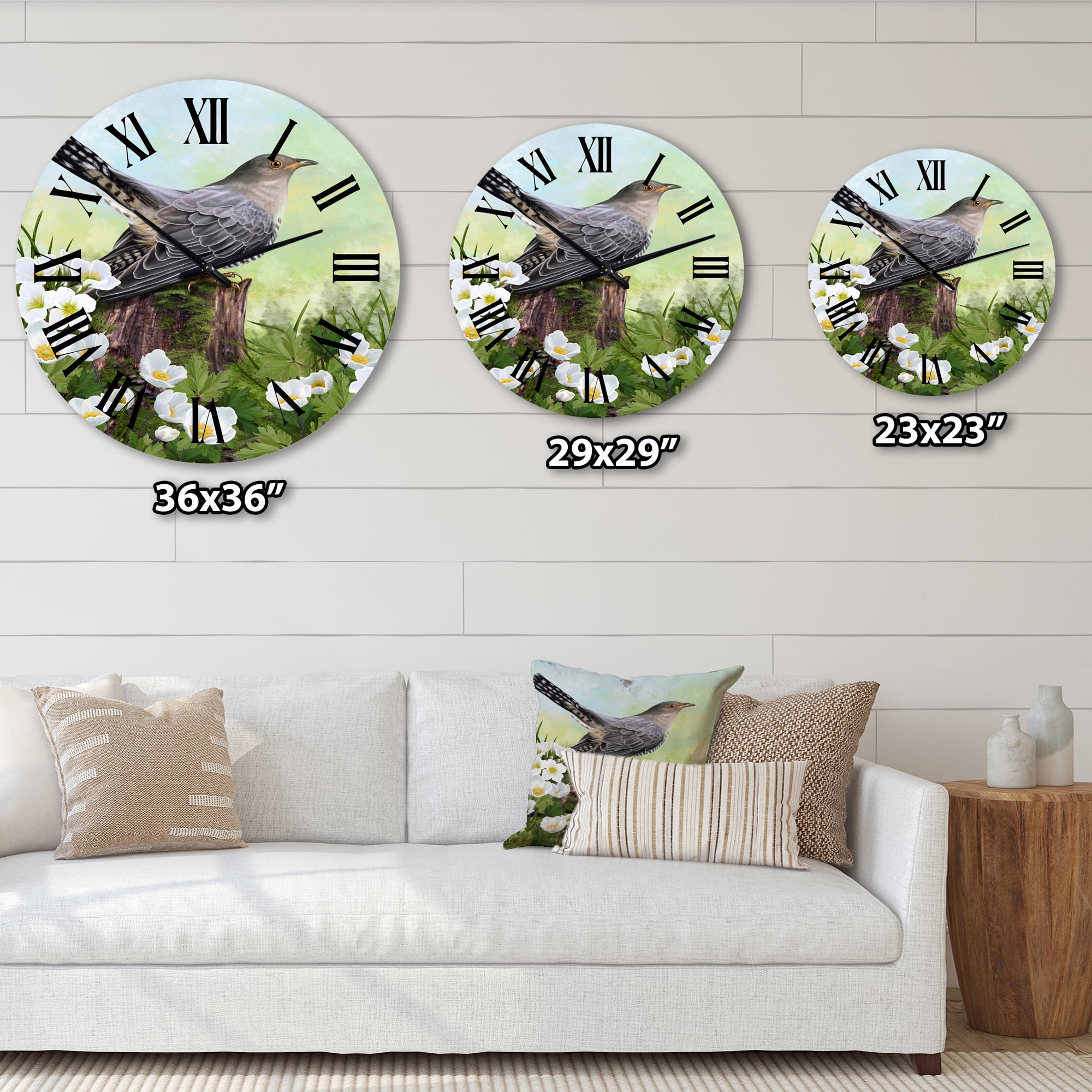 Designart 1 in Traditional Wall Clock