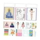 thumbnail image 5 of Pegatinas de princesas para vestir, libro de actividades con pegatinas, creatividad, colores educativos. Hada 4 en 1, 5 of 8