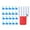 Blue, variant on 20Pcs Tarp Colorful Clamps Tent Clip Awning Clip Clamps Tarp Camping Canopy Tent Clip Windproof Rope Fixed Clip