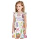 thumbnail image 1 of Fotbe Happy Easter1 Vestido de Dormir para Niñas de 3 a 10 Años, Mangas Cortas, Estilo Princesa, Pijama Camisón con Mangas Voladas-XX-Large, 1 of 6