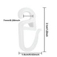 thumbnail image 4 of hejhncii 50Pieces S Shape Curtain Track Gliders Hooks Easy Installation Drapery Hardware, 4 of 10