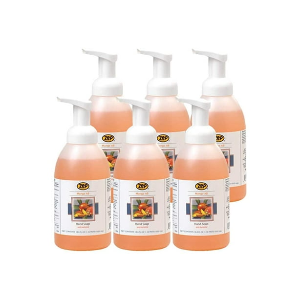 Zep Mango Foaming Antibacterial Hand Soap 550ML Case of 6 Gentle on