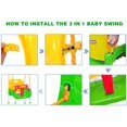 thumbnail image 3 of RedSwing 3-in-1 Baby Swing Seat, Toddler Swing, Anti-Flip Snug & Secure Detachable Infants to Teens Kids Swing Seat for Outside Playground, Green, 3 of 7