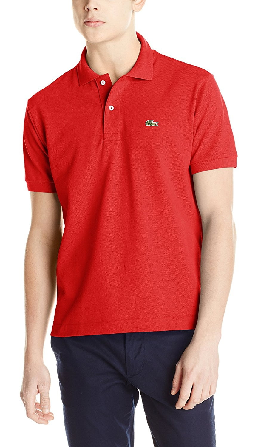 Lacoste - Lacoste Men pique Original Fit Polo Shirt - Walmart.com ...