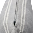 thumbnail image 3 of Creative Co-Op 20" Square Interwoven Double-Striped Cotton Pillow Cover, 3 of 5