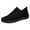 Black, variant on CAIXAI Wide Walking Shoes for Women Orthopedic Dress Sneakers Women Comfortable Mesh Knitted Women's Fashion Sneakers on Arch Support Mary Jane Flats Women Hands Free Walking Tennis Shoes