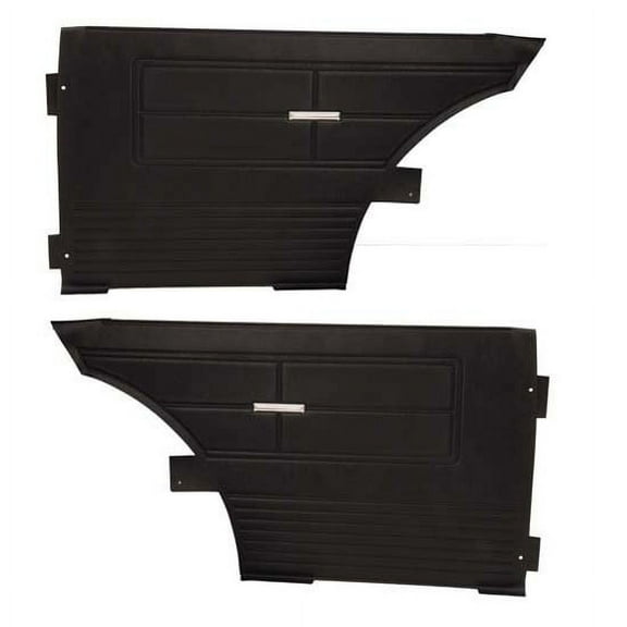 1963 Chevrolet Nova/SS Hardtop Black Rear Door Panels