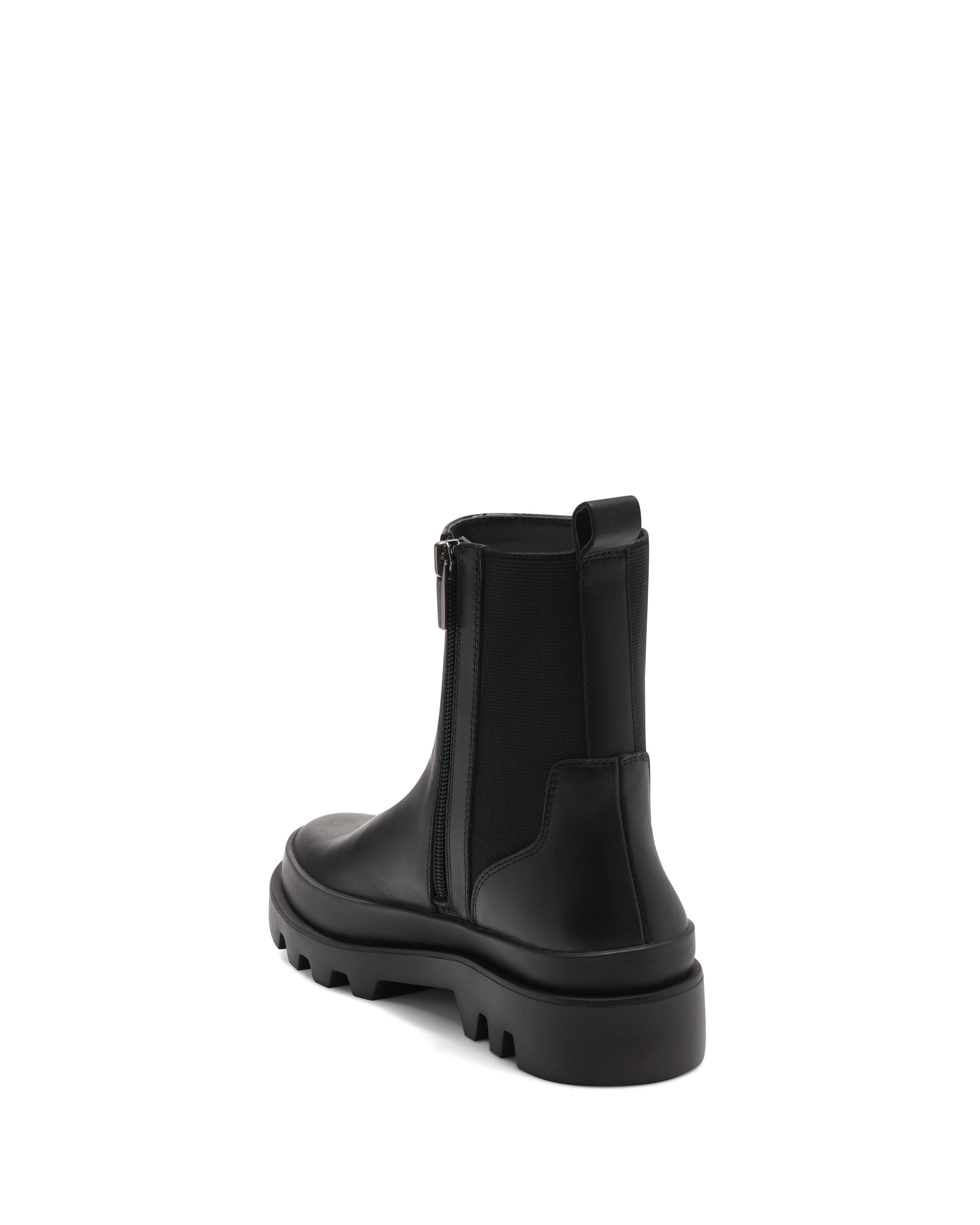Vince Camuto Kenja Black Zipper Closure 