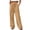 Saffron #3, variant on Evdexr Linen Pants Women Drawstring Loose Fit Pant Summer Lightweight Vacation Trousers Wide Leg Oversized Casual Slacks with Pockets Black S