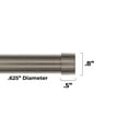 thumbnail image 4 of Better Homes & Gardens 5/8" Plated Pewter Adjustable Add on Curtain Rod Kit, 32"-120", 4 of 9