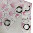 thumbnail image 4 of Ambesonne Floral Grommet Curtain, Flower Petals Spring Pattern, 50"x120", Pink Blue Grey and Ivory, 4 of 5
