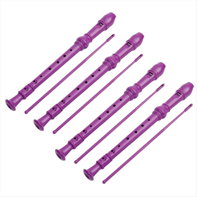Grabadora ABS Púrpura, Instrumento de Flauta de Básico para Niños de 8 Orificios, Agudos, 8 Orificios, para Principiantes