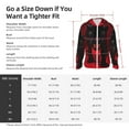 thumbnail image 5 of Gaeub Black Panther Red Background Men's and Women's UPF 50+ Long-Sleeved Sun Protection Clothing, Fishing Shirt Long Sleeve Zip-3X-Large, 5 of 7