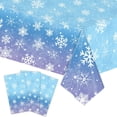 thumbnail image 2 of HLONK Disposable Tablecloth - PVC Christmas Print Table Cover for Parties Festive Table Decor and Holiday Gatherings, 2 of 8