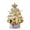 Gold, variant on Matoen Small Mini Tabletop Christmas Tree with LED Lights 17.7 Inch Christmas Tree Decorated Gift Boxes and Hanging Ornaments for Christmas Decoration
