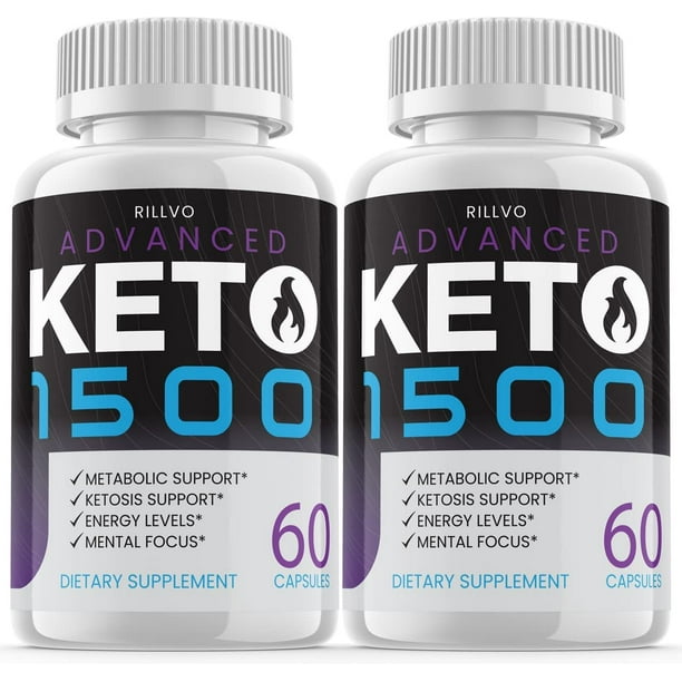 2 Pack Advanced Keto 1500 Advanced Shark Ketogenic Formula Tank 120