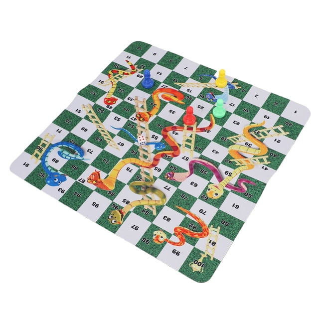 Juego De Mesa De Serpientes Y Escaleras, Juego De Mesa Ligero, Regla Simple, Diversión Interactiva Para Viajar