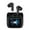 Black, variant on Touchscreen Bluetooth Earbuds - LED Display Wireless Headphones with Camera Control & Noise Cancellation