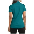 thumbnail image 2 of Mafoose Womens Short Sleeve Dimension Polo Dark Teal S, 2 of 4