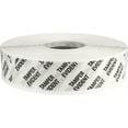thumbnail image 1 of Tamper Evident Labels Clear with Black Ink | .75"x 3.5 Inch Rectangle | 500 Pack, 1 of 1