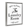 thumbnail image 3 of Stupell Industries Cottage Self Serve Laundry Gray Floating Frame Canvas Art, 25 x 31, by Lettered and Lined, 3 of 8