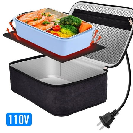 

YouLoveIt Electric Lunch Box Food Heater Lunch Boxes Portable Food Warmer for Car & Home/Office Lunch Heating Electric Lunch Box