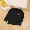 thumbnail image 5 of JUMEYU Baby Long Sleeve Shirts for Girls Toddler Girls Long Sleeve Shirts Soft Tees Baby Girl Crewneck Basic T-Shirts Tops 18 24 Months (Black,18-24 Months), 5 of 6
