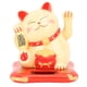 thumbnail image 1 of Gato de la suerte kangjianwuwushu decoración solar de 3.5 pulgadas gato amarillo, 1 of 10