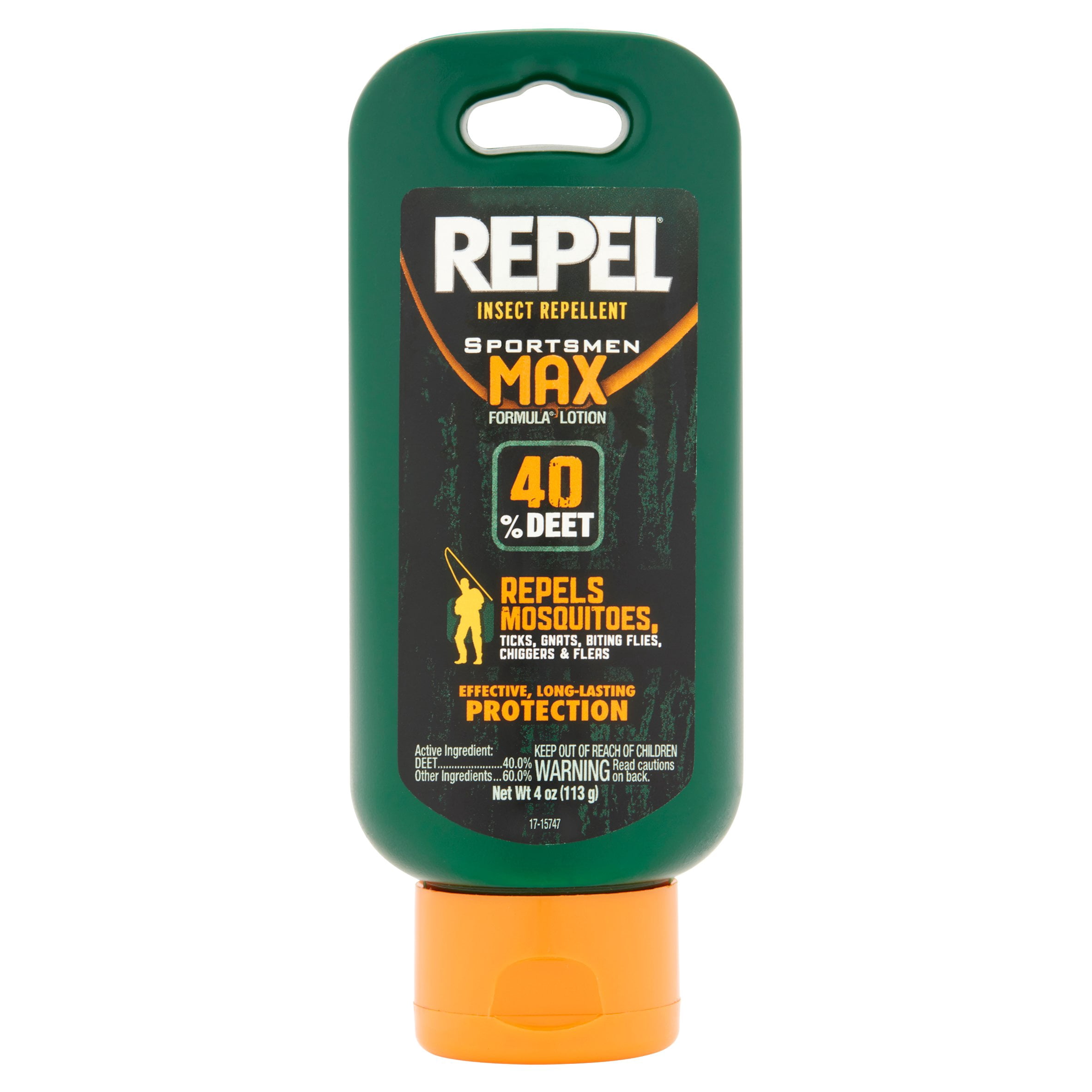 Repel Insect Repellent Sportsmen Max Formula Lotion 40 Percent DEET 4 Ounces