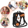 thumbnail image 5 of Lafuoo Halloween Ghosts And Pumpkins Pattern Thermal Insulated One Shoulder Handheld Lunch Bag, Adjustable Shoulder Strap Leak-proof Lunch Box Unisex-One Size, 5 of 8