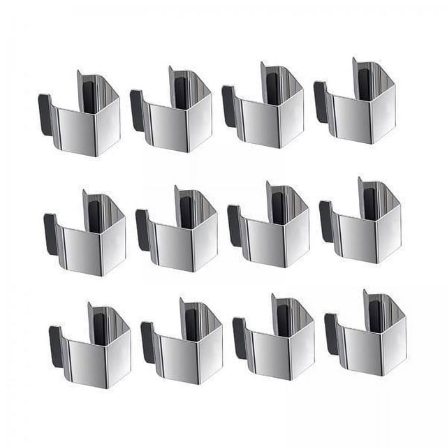 GROWTH TANK 2X 12 Pièces Installateur de Porte Écran Clips Installation Pratique en Acier Inoxydable