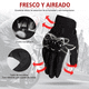 thumbnail image 3 of Guantes Proteccion Pantalla Táctil De Dedo Para Motocicleta Negro M, 3 of 3