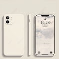 thumbnail image 1 of Shockproof Soft Liquid Silicone Case For iPhone 16 15 13 14 Pro Max Luxury Slim TPU Phone Back Cover For iPhone 11 14Pro 15 Pro Beige For iPhone 14 ProMax, 1 of 6