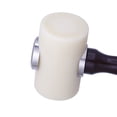 thumbnail image 4 of Martillo de cuero de nailon en forma de T Mango de madera Impresión de artesanía en cuero DIY Estampado coser Martillo perforador Noticed HA2043-00B, 4 of 6