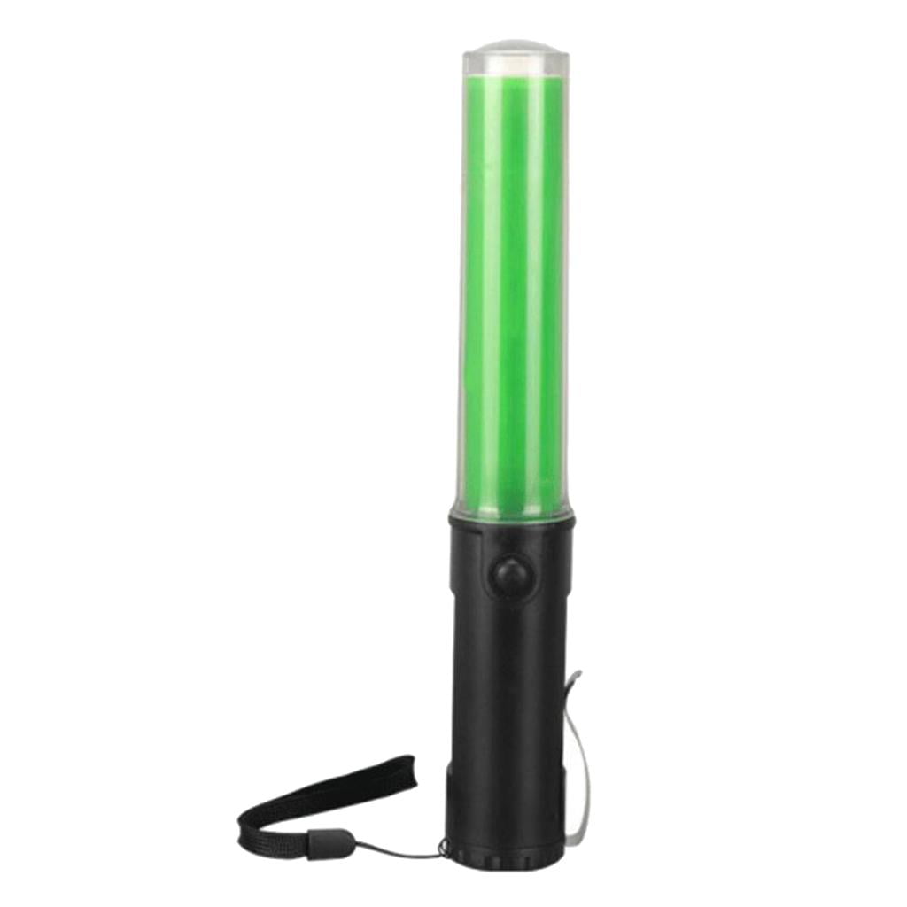 Nishiyuenyi 2 Pieces 4 Mode Traffic Light Stick LED Warning Torch Flashlight