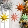 thumbnail image 3 of 30Cm 9-Point Paper Folding Star Christmas Decoration Foldable Hanging for Table Room Wedding Birthday Party Home Decor, 3 of 3