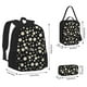 thumbnail image 2 of Disketp Daisy Mochila Estampada de Gran Capacidad con Lonchera y Estuche, Set de 3 Piezas para Estudiantes, 2 of 7