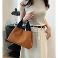 thumbnail image 2 of Kukuzhu Tote Bag Women Stylish Satchel Bags Corduroy Retro Hobo Bag Casual Soft Handbag Purse, 2 of 7