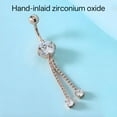 thumbnail image 3 of Designice 14G Belly Button Ring,Long Belly,Button Navel Rings,Piercing Jewelry,Rose Gold,7 Pcs, 3 of 9