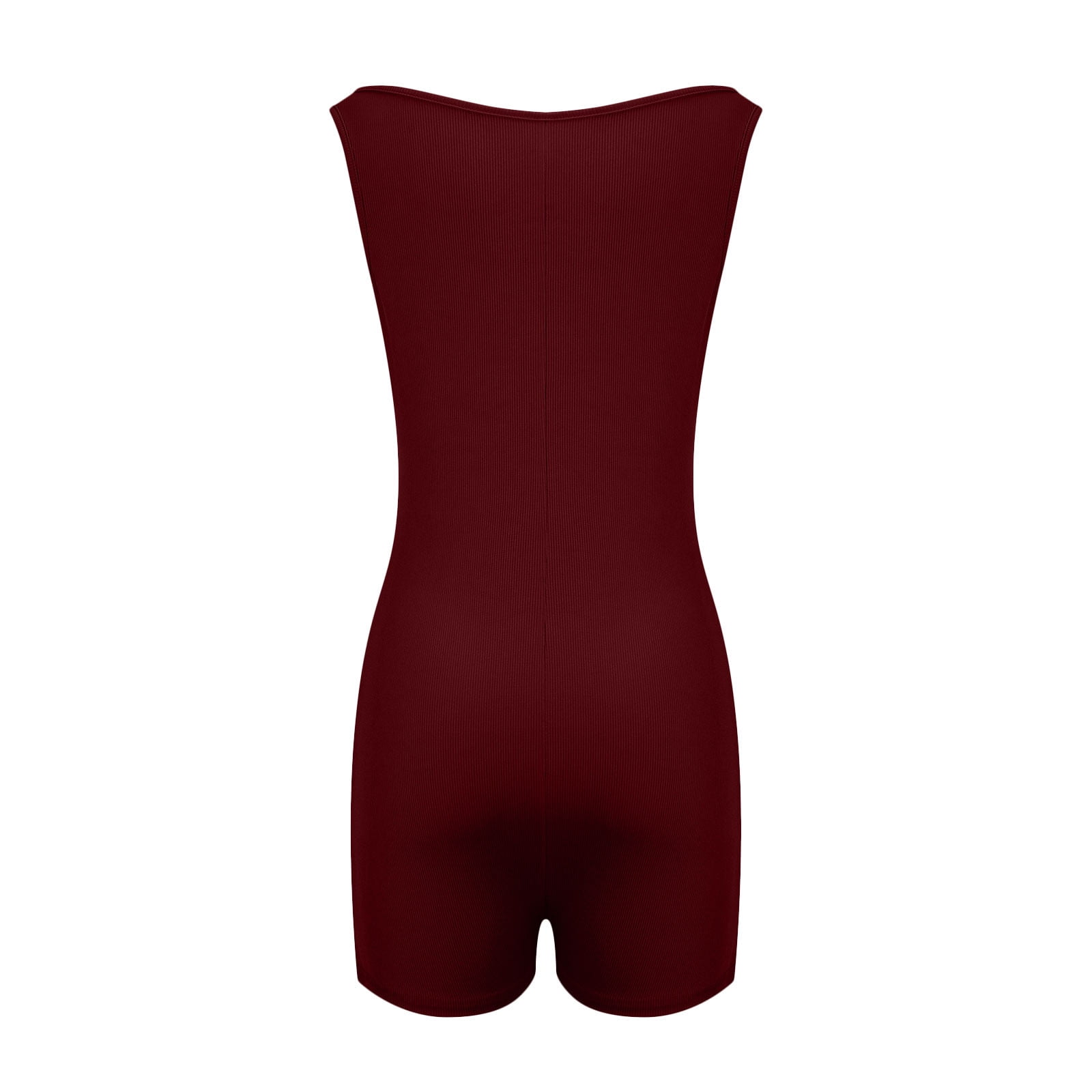 Womens Workout Jumpsuit Bodysuits Backless Lightweight Compression Jumpsuits Romper Onesie Solid Yoga Bodysuit - image 3