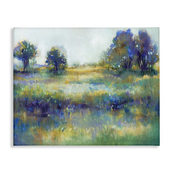 Stupell Industries Contemporary Wetland Landscape Abstract Canvas Art, 30 x 24, by K. Nari
