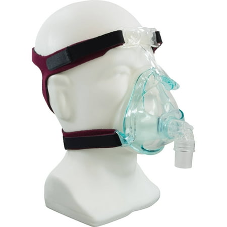 Roscoe Medical Universal Full Face CPAP Mask Headgear, Burgundy