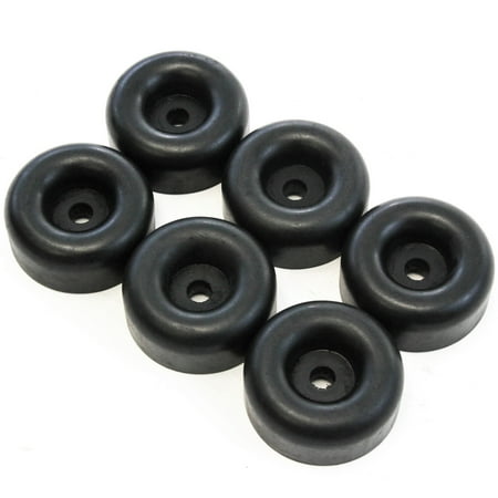 Rear Door Van Ramp 6 Rubber Bumpers for Trailer Compatible with Ramp Door Truck 2.5