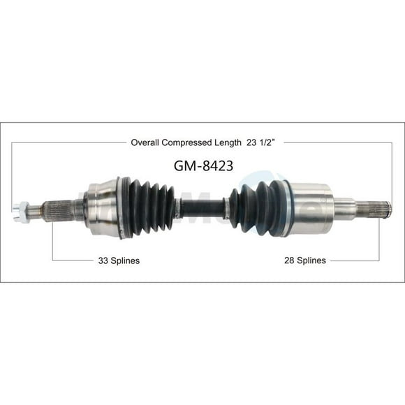 TrakMotive GM-8423 CV Axle Shaft