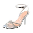 thumbnail image 2 of Zapatos de verano para mujer Correa con hebilla Tacones altos finos Sandalias con punta abierta Zapatos de fiesta Wmkox8yii  shjk7624, 2 of 6