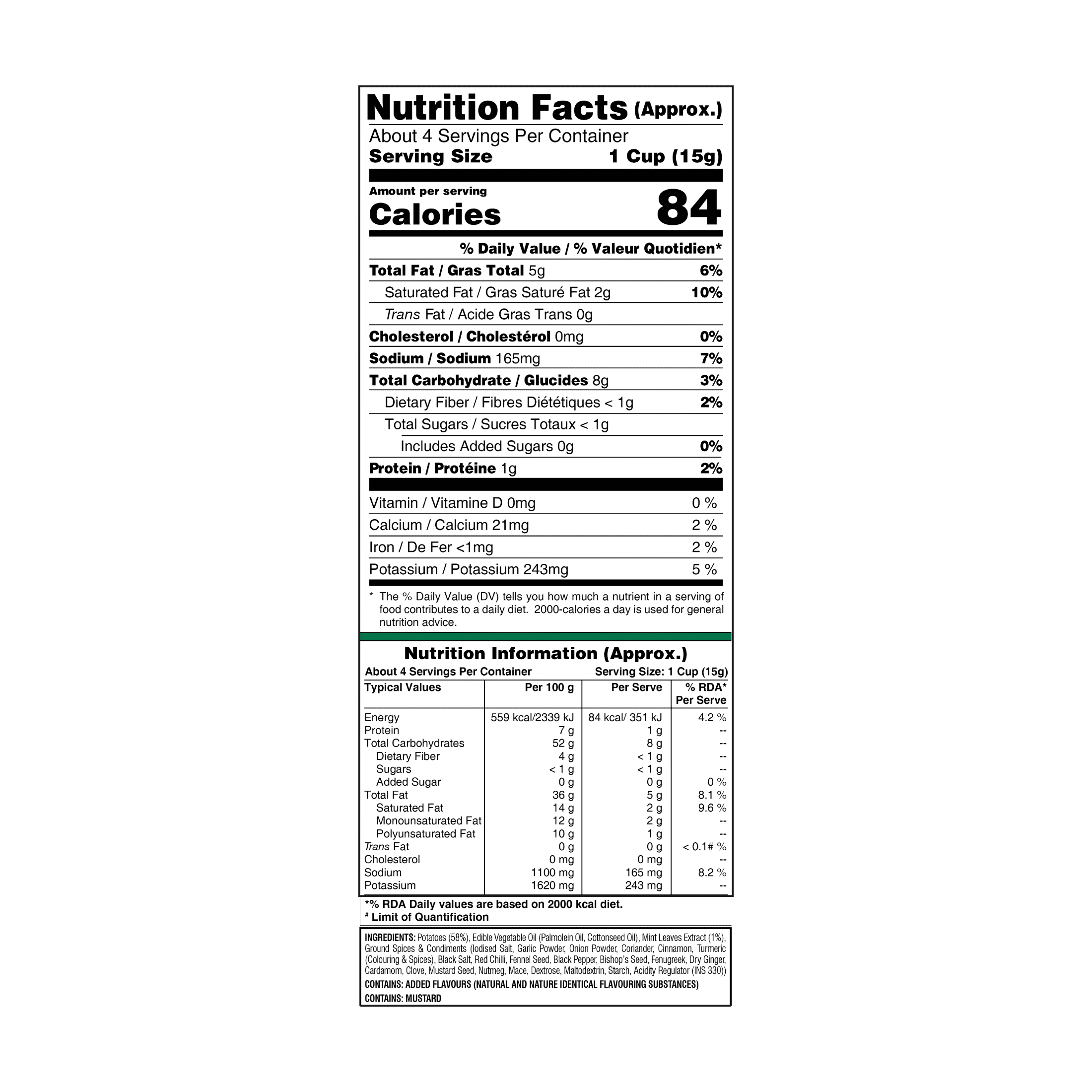 Bikaji Chips Pudina Treat, 80g