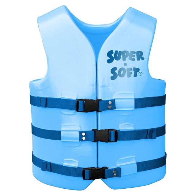 TRC Recreation Super Soft Large Size Life Jacket Foam Swim Vest, Blue