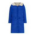 thumbnail image 5 of Long Winter Coats for Women Reversible Puffer Jacket Padded Down Quilted Jackets Thicken Warm Fleece Parka Outwear, 5 of 6