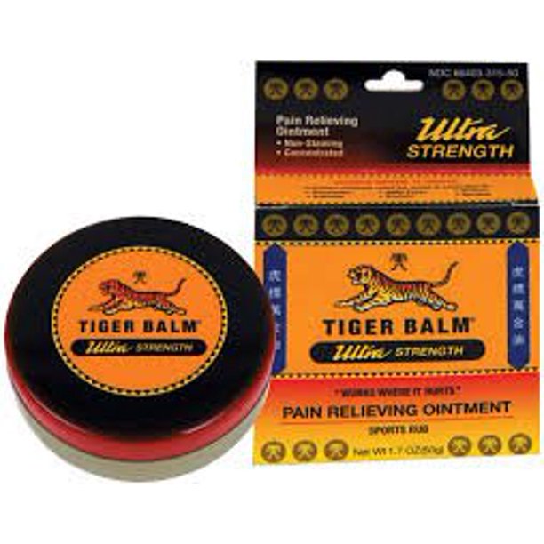 Tiger Balm Sport Rub Pain Relieving Ointment, Ultra Strength 1.70 oz