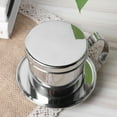 thumbnail image 2 of EASTIN Coffee Maker Pot  Stainless Steel Coffee Drip Filter Maker Single Cup Coffee Drip Brewer Portable for Home Kitchen Office Outdoor Use Best Gift Choice for Baristas Coffee (Silver), 2 of 9
